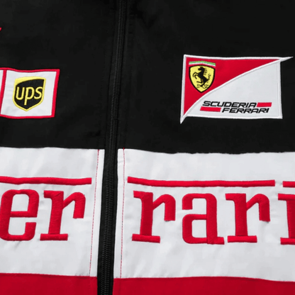 Ferrari F1 White Racing Jacket