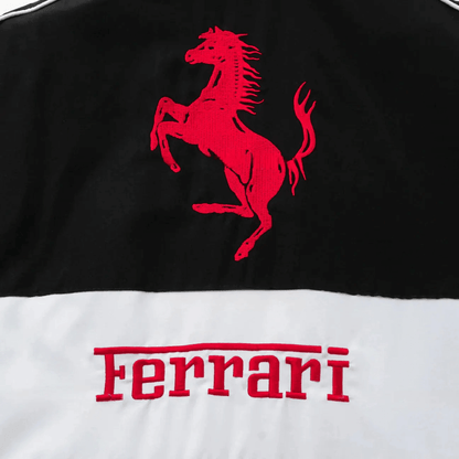 Ferrari F1 White Racing Jacket